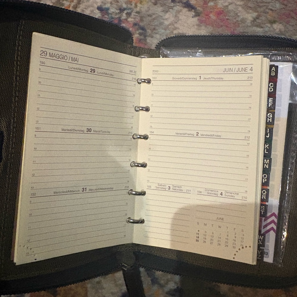 Fendi Black and Brown Zucca zip agenda, passport size. 100%Authentic - Picture 5 of 7